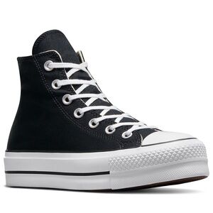 Converse Women's Black and White Platform Sneakers
